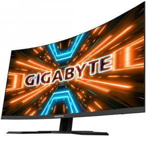 32" Gigabyte G32QC A ívelt LED monitor fekete